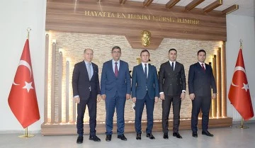 VALİ YARDIMCILARINDAN, KAYMAKAM G&Uuml;NG&Ouml;R&rsquo;E ZİYARET