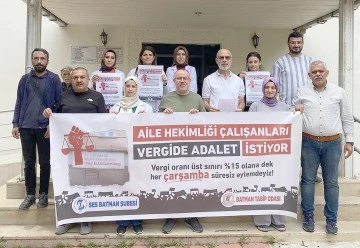 VERGİDE ADALET EYLEMİ S&Uuml;R&Uuml;YOR
