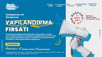 YAPILANDIRMADA M&Uuml;RACAAT TARİHİ 31 MAYIS 2023