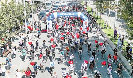 YAŞAM İ&Ccedil;İN PEDAL &Ccedil;EVİR ETKİNLİĞİ 5. KEZ D&Uuml;ZENLENECEK