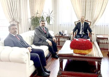 YENİ M&Uuml;FT&Uuml;DEN VALİ CANALP&rsquo;A ZİYARET