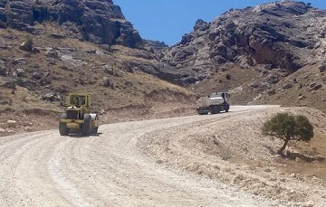 YOL TESVİYE &Ccedil;ALIŞMALARI TAMAMLANDI